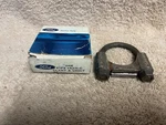 Nos Ford 1981-1989 Escort Mercury Lynx Exhaust Hanger Clamp & Bolt Assy. Fixed Price $9.00.