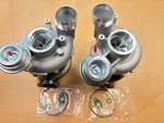 Upgrade Billet 50.24/65MM Left&right Two Turbo 800HP For Bmw M5 M6 4.4L S63-B44B. Fixed Price $750.00.