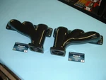 Jaguar Type Exhaust Manifolds Pair Vitreous Enamel Gloss S1 3.8 4.2 S2. Fixed Price $679.53.