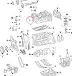Genuine Mercedes-benz Parts Kit Cylinder Head 260-010-77-01. Fixed Price $1060.00.