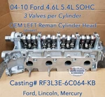 2004-10 Ford Lincoln 4.6 5.4 3V Sohc Left Cylinder Head RF3L3E-6C064-KB *no Core. Fixed Price $550.00.