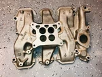 1956 Oldsmobile 324 4GC Cast Iron Intake Manifold #567184 Rocket Gm. Fixed Price $325.00.
