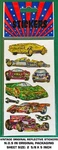 Race Cars Various - Vintage Original Vinyl Decal Sheet Total 9. Fixed Price $9.40.
