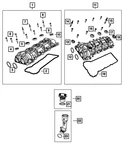 Genuine Mopar Cylinder Head Cover 04893799AJ. Fixed Price $166.14.