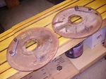 1930-1 Packard 726-33-826-33 Rear Wheel Brake Backing Plates. Fixed Price $49.99.