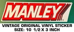Manley - Vintage Original Vinyl Decal Sticker Engine Performance Racing. Fixed Price $8.07.