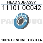 111010C042 Genuine Toyota Head Sub-assy 11101-0C042. Fixed Price $2245.47.