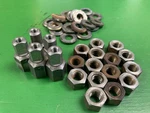 93 Bentley Brooklands / Rr Cylinder Head Nuts, Washer UE38618 UA4854R UE5708. Fixed Price $156.00.