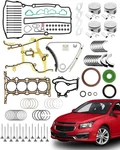 Head Gasket Piston Rings Timing Chain Kit For 11-16 Chevy Sonic Cruze Buick 1.4L. Fixed Price $176.39.