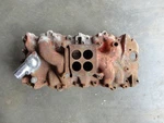 1966 1965 Chevrolet Bbc Chevelle 396 427 Oval Port Holley Intake 3866948 F 18. Fixed Price $200.00.
