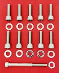 Pontiac Intake Manifold Stainless Allen Bolts Kit V8 326 350 389 400 421 428 455. Fixed Price $12.95.