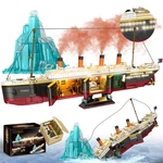 Lebrickcrt Titanic Building Blocks Set, 2288 Pieces Big Ship Model Wit. Fixed Price $65.70.