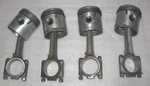 Sunbeam Alpine Series & Rapier 1494 Engine Piston Connecting Rod Set Rootes. Fixed Price $160.00.