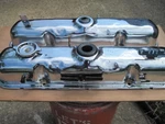 Mopar Direct Connection Small Block 340 Chrome Valve Covers. Fixed Price $250.00.