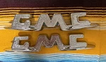 1955 1956 1957 Gmc Truck Original Emblem Pair Restored Beautiful Show Chrome. Fixed Price $475.00.