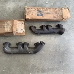 Nos 1955-1956 Ford 272 Single Exhaust Manifolds Pair. Fixed Price $395.00.