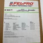 Fel-pro Engine Cylinder Head Gasket Set Chrysler. Fixed Price $54.38.