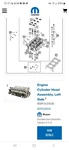 Engine Cylinder Head Mopar 68333007AA. Fixed Price $1100.00.