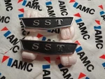 Nos Amc American Motors Hornet Sst Emblems One Pair. Fixed Price $24.99.