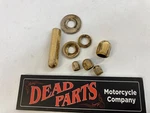 Harley School Gold Acorn Nuts Washers Hardware Unique Look. Fixed Price $13.60.
