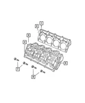 Genuine Mopar Cylinder Head Remanufactured R8193022AA. Fixed Price $1000.86.