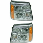 Head Lamp Lens And Housing Set Of 2 Left & Right Side Fits Cadillac Escalade Esv. Fixed Price $486.99.