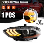 Driver Side Left Vland Modified Headlights 2018-2022 Ford Mustang Lh. Fixed Price $169.99.