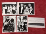 Princess Grace Kelly Four Upi Wire Photos W/ Family Jimmy Stewart Cary Grant. Fixed Price $24.00.