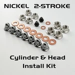 Nickel CR85 CR125 CR250 Stroke Top End Engine Cylinder Head Cap Nuts Kit Honda. Fixed Price $18.99.