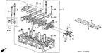 Genuine Honda Cylinder Head Assembly 12100-PPA-A01 Qty. Fixed Price $1337.55.