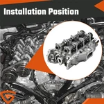 For Dodge Chrysler Jeep 3.6L 2016-23 Cylinder Head Assembly Left Side 68227451AA. Fixed Price $569.99.