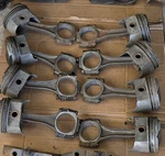 Factory Trw Gm Bbc L78 396 375HP Std. Bore Forged Aluminum Pistons # 3881456. Fixed Price $1100.00.