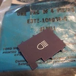 Nos 1983 1990 Ford Ranger Bronco Ii Hi-beam Indicator Dash Lens E3TZ-10A936-C. Fixed Price $7.64.