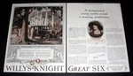 1926 Old Magazine Print Ad, Willys-knight Great Six, Engine Never Wear Out!. Fixed Price $14.99.