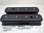 Sbc Small Block Chevy Black Aluminum Centerbolt Valve Cover 305 350 Tall Vortec. Fixed Price $152.99.