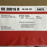 Nos Fel-pro OS30616R Oil Pan Gasket Set Ford F150 F250 '87-'93. F+s.. Fixed Price $21.99.