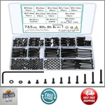 765PCS M3 Screws Nuts & Bolts Assortment Kit Hex Socket Cap With Washers. Fixed Price $11.37.