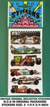 Formula 1 Various - Vintage Original Vinyl Decal Sheet Total 6. Fixed Price $9.40.