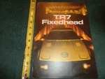 1977 Triumph TR-7 Fixed Head Sales Brochure / Original British Dealer Folder Rhd. Fixed Price $19.50.