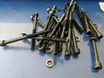 91551-F0855 Lexus LS460 LS600 Oem Genuine Cylinder Head Complete Bolt Washer Set. Fixed Price $10.00.