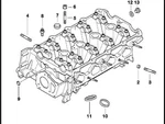 Genuine Bmw Cylinder Head 11-12-1-433-913 New. Fixed Price $2188.01.