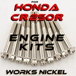 Engine Bolt Kit For 1992-2004 Honda Cr 250R Works Nickel Best Deal. Fixed Price $39.99.