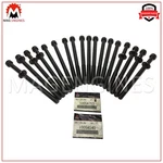 1005A755 & 1005A540 Genuine Oem Cylinder Head Bolt Set Mitsubishi 4B10 4B11 4B12. Fixed Price $135.60.