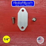 Aluminum Fuel Pump Block-off Plate 1/4" Thick Oldsmobile 350, 455. Fixed Price $18.00.