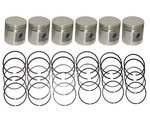 Pistons & Rings 1952-1956 Nash Hudson Rambler Statesman 195.6 L-head 6-CYL. Fixed Price $370.93.