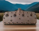 1942 Ford 239 Cast Iron Cylinder Head #29A-6049 24 Stud Right Side. Fixed Price $114.99.