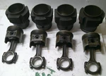 1967 Chevy Corvair Monza 110HP Piston And Cylinder Set Of 4. Fixed Price $375.00.