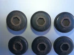 Alfa Romeo 1300 Giulietta Early 750 Used Original 6 Cam Cover Bolts W/ Bakelite. Fixed Price $150.00.