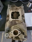 Weiand 7546 Aluminum Intake Manifold Small Block Chevy 305 350 327 Used. Fixed Price $125.00.