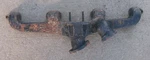 1950 Vintage 216 Chevrolet Cylinder Homemade Split Exhaust Manifold. Fixed Price $149.00.